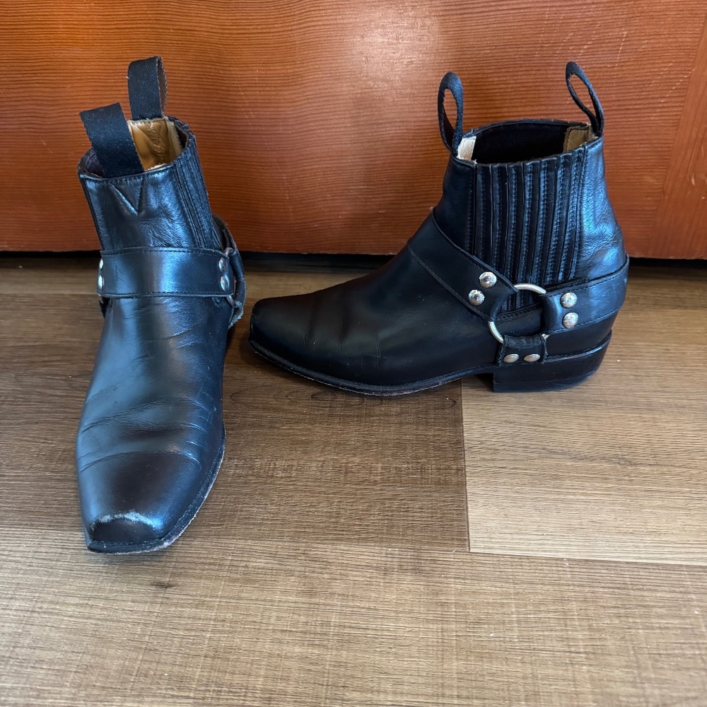 Chamula Botin Cochi Leather Western Chelsea Boot, 6